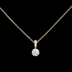 美品★ SWAROVSKI スワロフスキー ネックレス クリスタル ゴールド 7mm