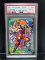 PSA10 孫悟空 SDV7-003 パラレル ドラゴンボール スーパーダイバーズ SON GOKU DRAGON BALL SUPER DIVERS