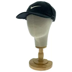 【中古】　NIKE　ローキャップ　キャップ　帽子　6パネル　フリース　ワンポイント　スウッシュ　刺しゅう　スポーツ　グッズ　古着　/4110