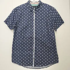 Paul Smith　ポールスミス　半袖シャツ　花柄　フロントボタン　40　M～Lのサムネイル