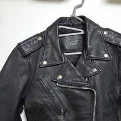 BRANDED GARMENTS 本革 ダブルライダースジャケット 76 ブラック ブランデッドガーメンツ レザー 黒 レディース