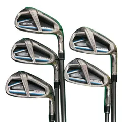 【中古】 テーラーメイド SIM MAX・OS  5S アイアンセット IR TENSEI BLUE TM60(IR) (フレックスR) メンズ 男性用 右利き 右用 Cランク ゴルフクラブ