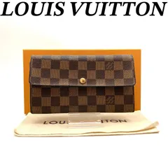 ルイヴィトン ダミエ  ポルトフォイユサラ 二つ折り財布 長財布 Y80404