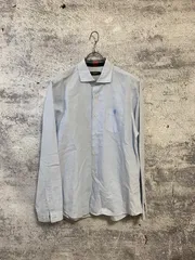 ブラックレーベルクレストブリッジ　リネン混長袖シャツ