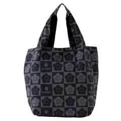 MARY QUANT (マリークヮント) 洗える エコバッグ/マイバッグ（大） サブバッグ 192014-0002 (ブラック)