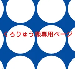 くろりゅう様専用ページです。