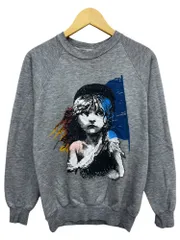 anvil (アンヴィル) USA製 古着 80s 1986年 当時物 ビンテージ スエット トレーナー ラグラン レミゼラブル Les Miserables M グレー メンズ/045のサムネイル