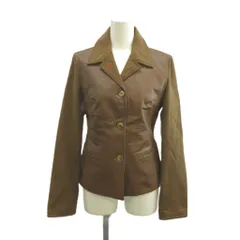 ビーミングバイビームス B:MING LIFE STORE by BEAMS ジャケット 上着 40 茶 ブラウン 革 テーラードカラー 長袖 /RN ■GY99