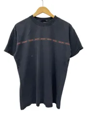 HARLEY DAVIDSON (ハーレーダヴィッドソン) イーグル 有刺鉄線 Tシャツ 00s 古着 フェード M ブラック メンズ/045