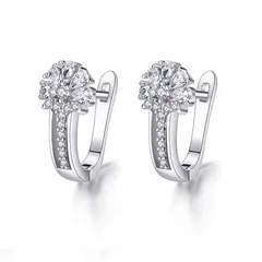 【新品】 MIKAMU 桜 フープピアス レディース CZダイヤ 18K 18金RGP ファッション アク 金属アレルギー対応 人気 可愛い 桜 花 フープピアス セサリー ジュエリー 二個セット 0