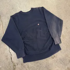 【Champion】80s Reverse Weave Faded Navy X-Large 