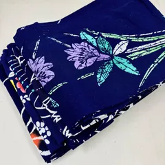 綿浴衣 5着 浴衣まとめ売り リメイク材料 m-1439