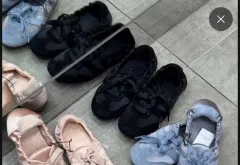 GU バレエ スニーカー 黒 M