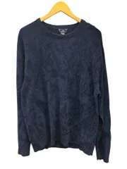 DOCKERS (ドッカーズ) コットンニット セーター 無地 00S 古着 XL ネイビー メンズ/027のサムネイル