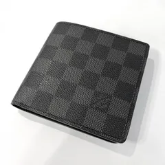 ルイ・ヴィトン LOUIS VUITTON ダミエ グラフィット N62664 ポルトフォイユ・マルコ【鑑定済み】正規品