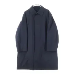 BROOKS BROTHERS (ブルックス ブラザーズ) チェックライナー付き ウール ロングステンカラーコート ブラックのサムネイル