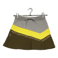中古 レディース ジャックバニー Jack Bunny!! スカート 1(M) グレー×黄×カーキ 一体型インナーパンツ