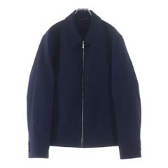 希少】miumiu men 99-00 ウールスタンドカラーニットブルゾン 紺 