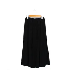 ローリーズファーム LOWRYS FARM プリーツ スカート ロング シンプル F ブラック 黒 /KT8