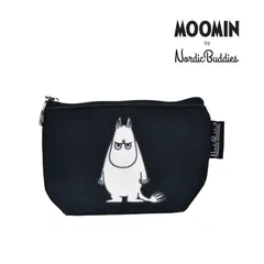 【匿名配送料込】アングリームーミン コインケース ミニポーチ ユニセックス ブラック NordicBuddies ノルディックバディズ