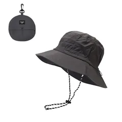 【新品】 [Genory] パッカブルハット 折りたたみ UVカット帽子 メンズ レディース 小顔 紫外線対策 速乾 撥水 防風 アウトドア/釣り/ハイキング/登山 男女兼用 (グレー)