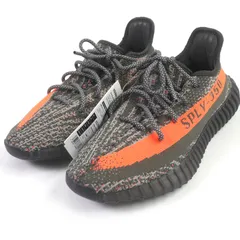 未使用品□adidas アディダス HQ7045 YEEZY BOOST 350 V2 イージーブースト ローカットスニーカー ランニングシューズ カーボン ベルーガ 25.5cm メンズ