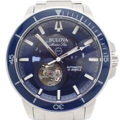 BULOVA MarineStar 98A282 オートマチック ブルーダイアル - メルカリ