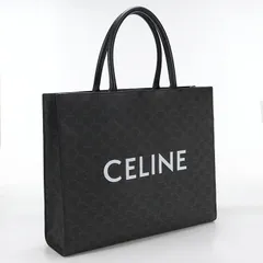 CELINE セリーヌ バーティカル カバ トリオンフキャンバス トートバッグ PVC【中古】 メンズのサムネイル