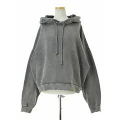 【AcneStudios】ユニセックス FN-UX-SWEA000019 フーデッドスウェット フェイデッドブラックスウェットパーカーのサムネイル