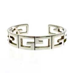 【中古】GUCCI グッチ シルバー Gスクエア バングル 46.8g シルバー 925刻印 576422 バングルのサムネイル