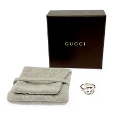 [Hiro]紙袋なしGUCCI指輪インターロッキングラブリーハート Hiro様専用]紙袋なしGUCCI指輪インターロッキングラブリーハート
