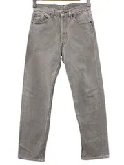 リーバイス Levi's 90s 501 デニムパンツ ブラックジーンズ 先染め USA製 グレー W29