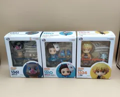 【D10792】 ねんどろいど 鬼滅の刃 1510 竈門 炭治郎 最終選抜Ver. 1361 嘴平 伊之助 1334 我妻善逸　※ジャンク扱い