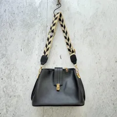 me Jane ミージェーン ショルダーバッグ 2way アーガイル柄 A4対応 ブラック ◇〇のサムネイル