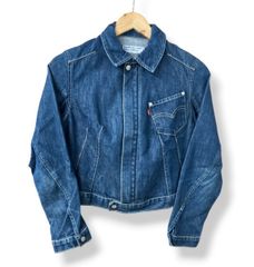 Levis リメイク ノーカラーデニムジャケット Gジャン - メルカリ