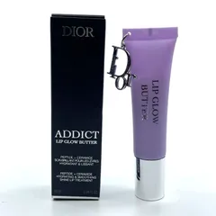 DIOR ディオール アディクト リップ グロウ バター 102 グレイズド ラベンダー リップグロス オブリーク ロゴチャーム付き ホログラフィックパール 【管理No.K 12802】