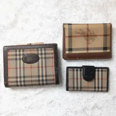 BURBERRY バーバリー 二つ折り財布 パスケース キーケース 3点セット ノバチェック