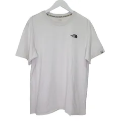 ザノースフェイス ホワイトレーベル THE NORTH FACE WHITE LABEL 半袖 Tシャツ トップス ロゴ プリント クルーネック Lサイズ ホワイト E021712262 0408