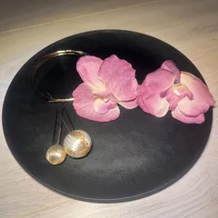 胡蝶蘭 髪飾り 結婚式 成人式 和装 卒業式 ウエディング ha260　袴　振袖