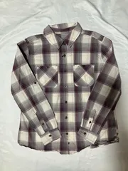 【2010s Carhartt】レディース チェックシャツ M(8/10) 紫 ワーク