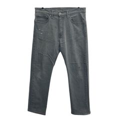 Levi's569ブラックデニムW40L32極太ルーズストリートB系フェード