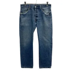 メキシコ製 Levi's 501 デニムパンツ W34 インディゴブルー リーバイス ボタンフライ ゴールデンサイズ アメカジ デニム ジーンズ 2604-179