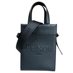 最終値　未使用　FENDI ゴートゥーショッパースモール 2way FENDI ゴートゥーショッパースモール 2way ブルー - メルカリ