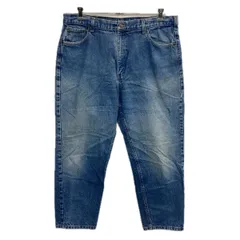 Carhartt デニムパンツ W40 インディゴブルー カーハート ジップアップ ビッグサイズ リラックスフィット デニム ジーンズ 2604-200