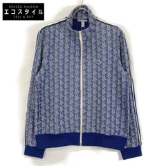 Lacoste ラコステ ﾈｲﾋﾞｰ SH1368 ﾓﾉｸﾞﾗﾑ ｼﾞｬｶｰﾄﾞ ﾄﾗｯｸｼﾞｬｹｯﾄ L