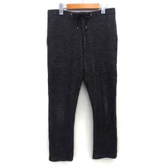 ジャーナルスタンダード JOURNAL STANDARD テーパード パンツ 総柄 ウエスト紐 ウール混 綿混 M ブラック 黒 /HT34