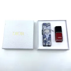 DIOR ディオール ルージュ ディオール ＆ ネイル セット ギフト ディオール ヴェルニ 999 ルージュ 999 ネイルエナメル ルージュ ディオール 720V アイコン ベルベット 口紅【管理No.K 12804】