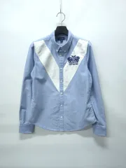 ポロラルフローレン ブルーレーベル RL刺繍 オックスフォード シャツ (レディース 44 44.5)
