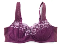 バストスッキリブラ RP4 ナイロン混 締め付け感の少ないブラジャー レディース D95 チェリーレッド