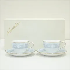 ノリタケ　レースウッドゴールド　カップソーサーペア（箱付）  食器 おしゃれ かわいい お茶 茶器 アンティーク インテリア 普段使い 来客 テーブルウェア